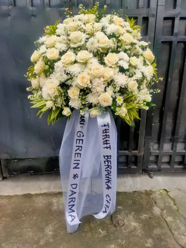 Krans Bunga Duka Cita  solok